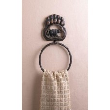 BLACK BEAR PAW TOWEL RING BLACK BEAR PAW TOWEL RING
